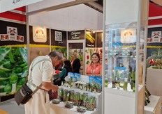 The Altar Produce asparagus and dates grown in Mexico were closely inspected by visitors.